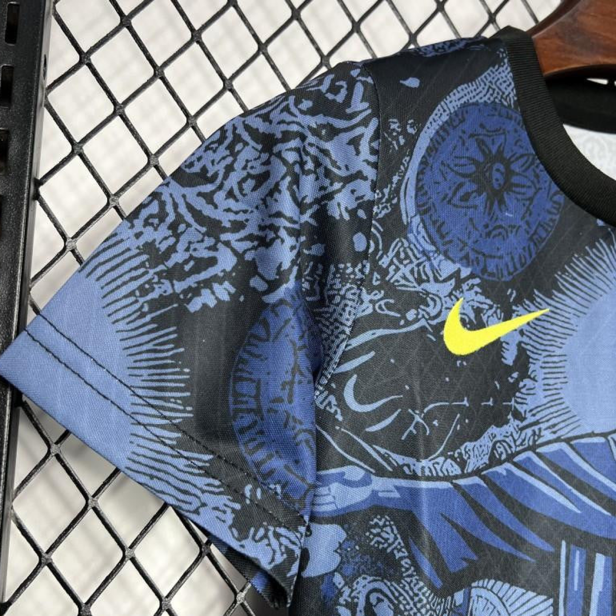 2024 Kids Brazil Christ The Redeemer Dark Blue Special Jersey