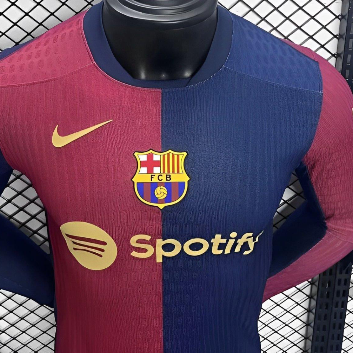 Player Version 24/25 Barcelona Home Long Sleeve Jersey