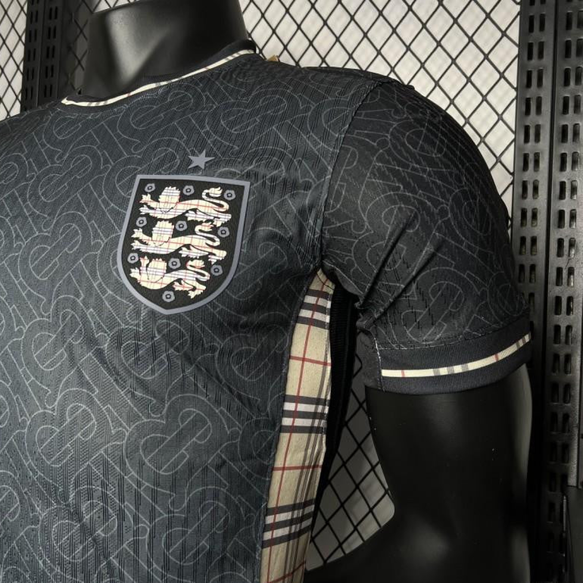 Player Version 2024 England Euro Jordan Black Jersey