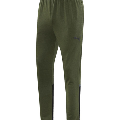 2024 Puma Dark Green Full Zipper Jacket +Long Pants
