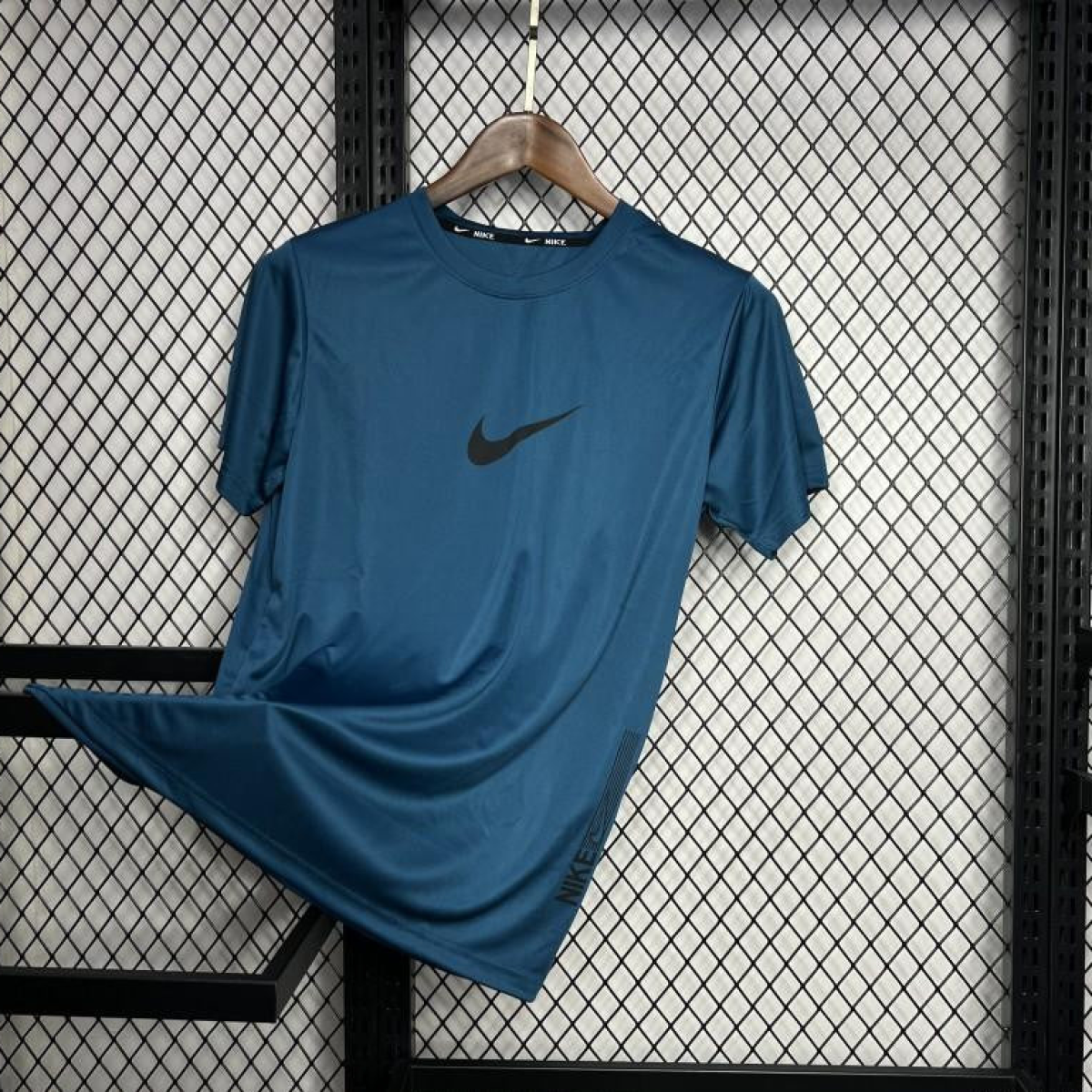 2024 Nike Ocean Blue Cotton T-shirt  #1032
