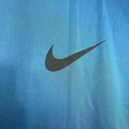 2024 Nike Ocean Blue Cotton T-shirt  #1032