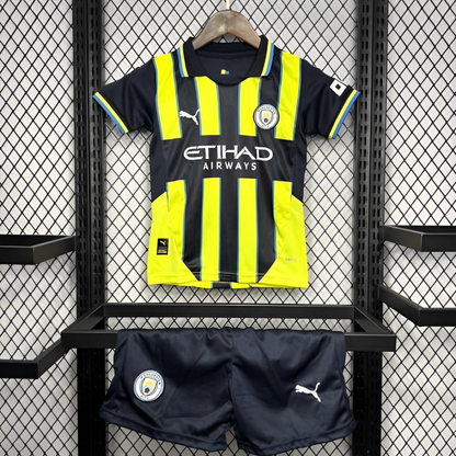 24/25 Kids Manchester City Away Jersey