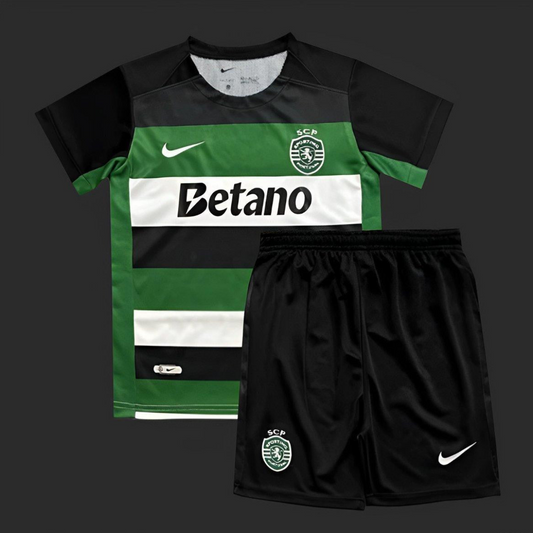 24/25 Kids Sporting Lisbon Home Jersey