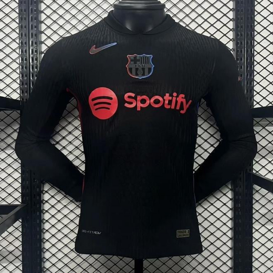 Player Version 24/25 Barcelona Away Long Sleeve Jersey