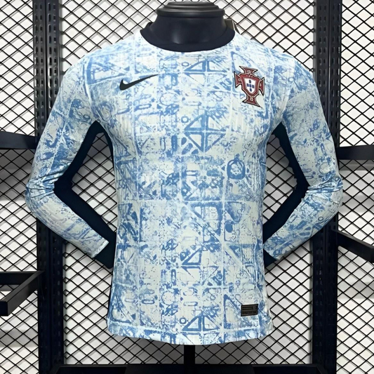 Player Version 2024 Portugal Away Long Sleeve Jersey