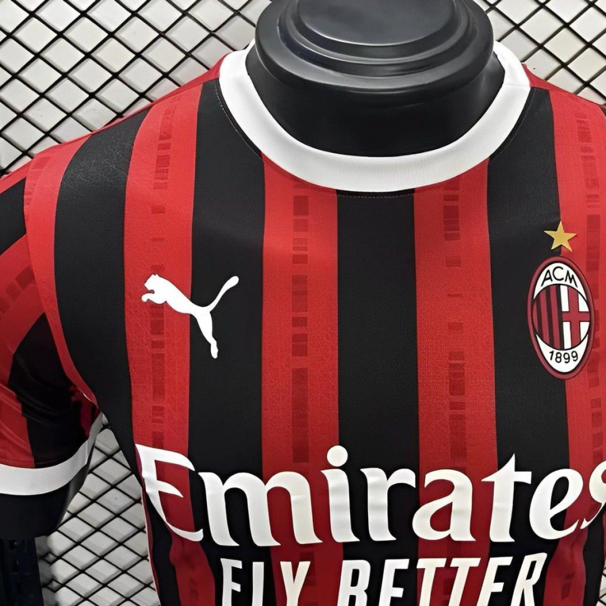 Player Version 24/25 AC Milan Home Jersey