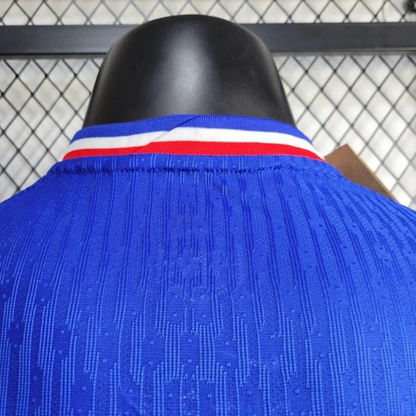 Player Version 2024 France Home Long Sleeve Jersey