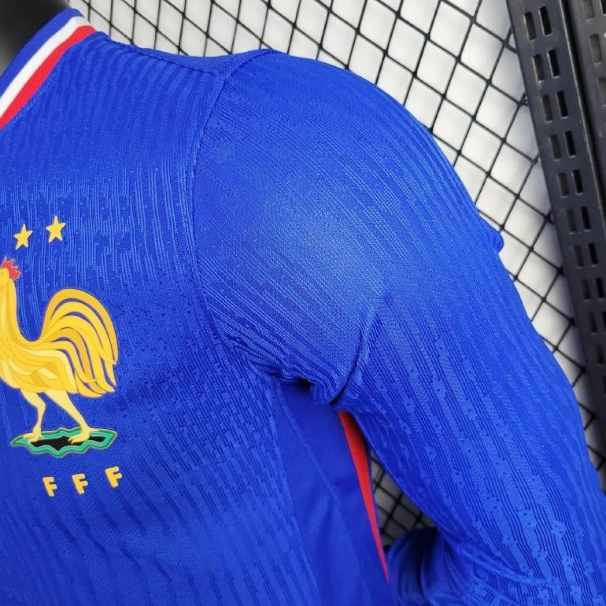 Player Version 2024 France Home Long Sleeve Jersey