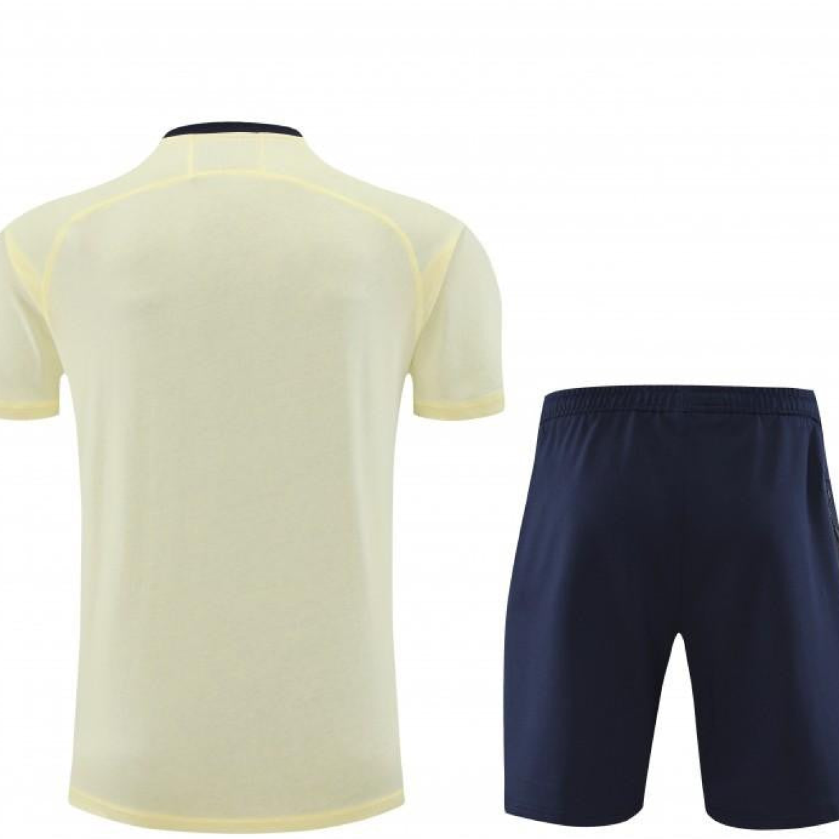 2024 Nike Beige Cotton Short Sleeve Jersey+Shorts