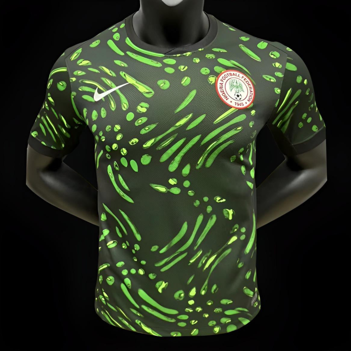 Player Version 2024 Nigeria Away Green Jersey