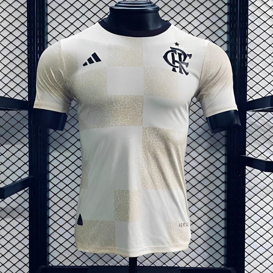 Player Version 24/25 Flamengo Pre-Match White Training Jersey