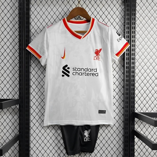 24/25 Kids Liverpool Third White Jersey