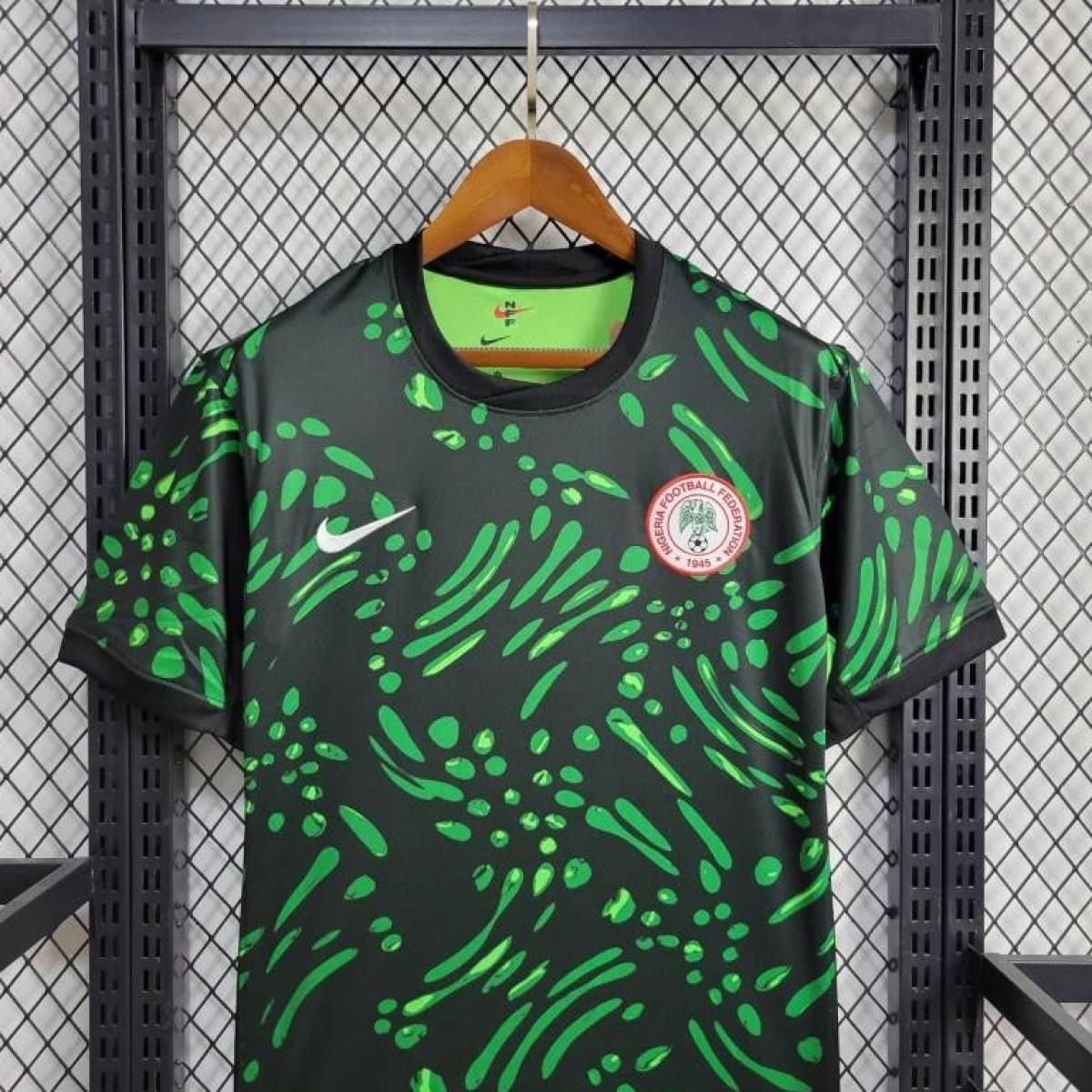 2024 Nigeria Away Green Black Jersey