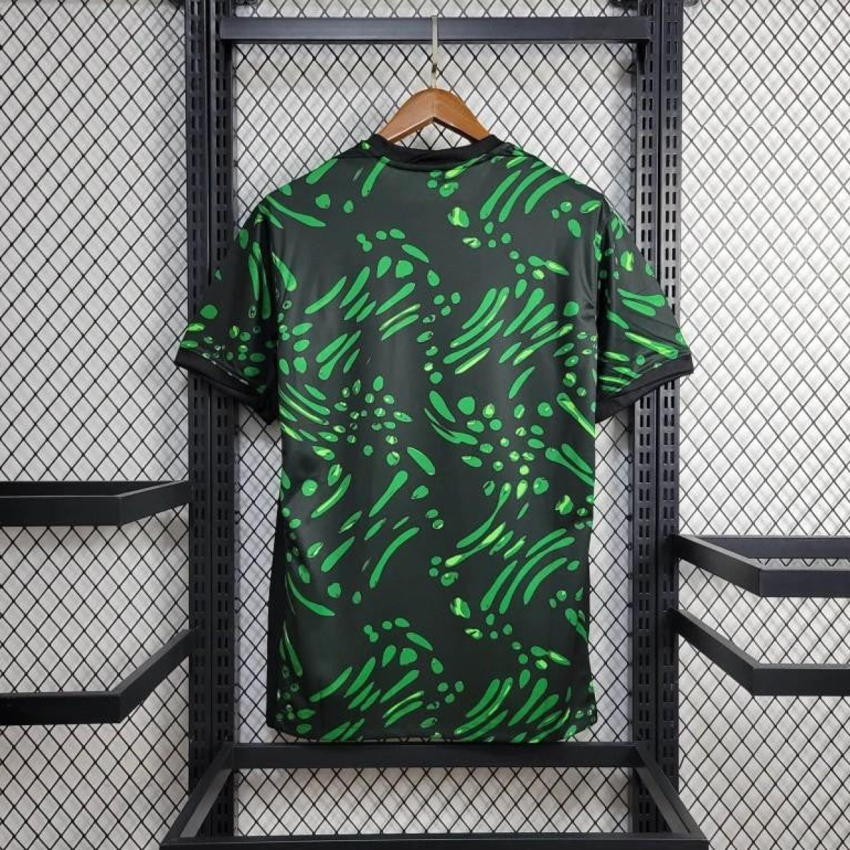 2024 Nigeria Away Green Black Jersey