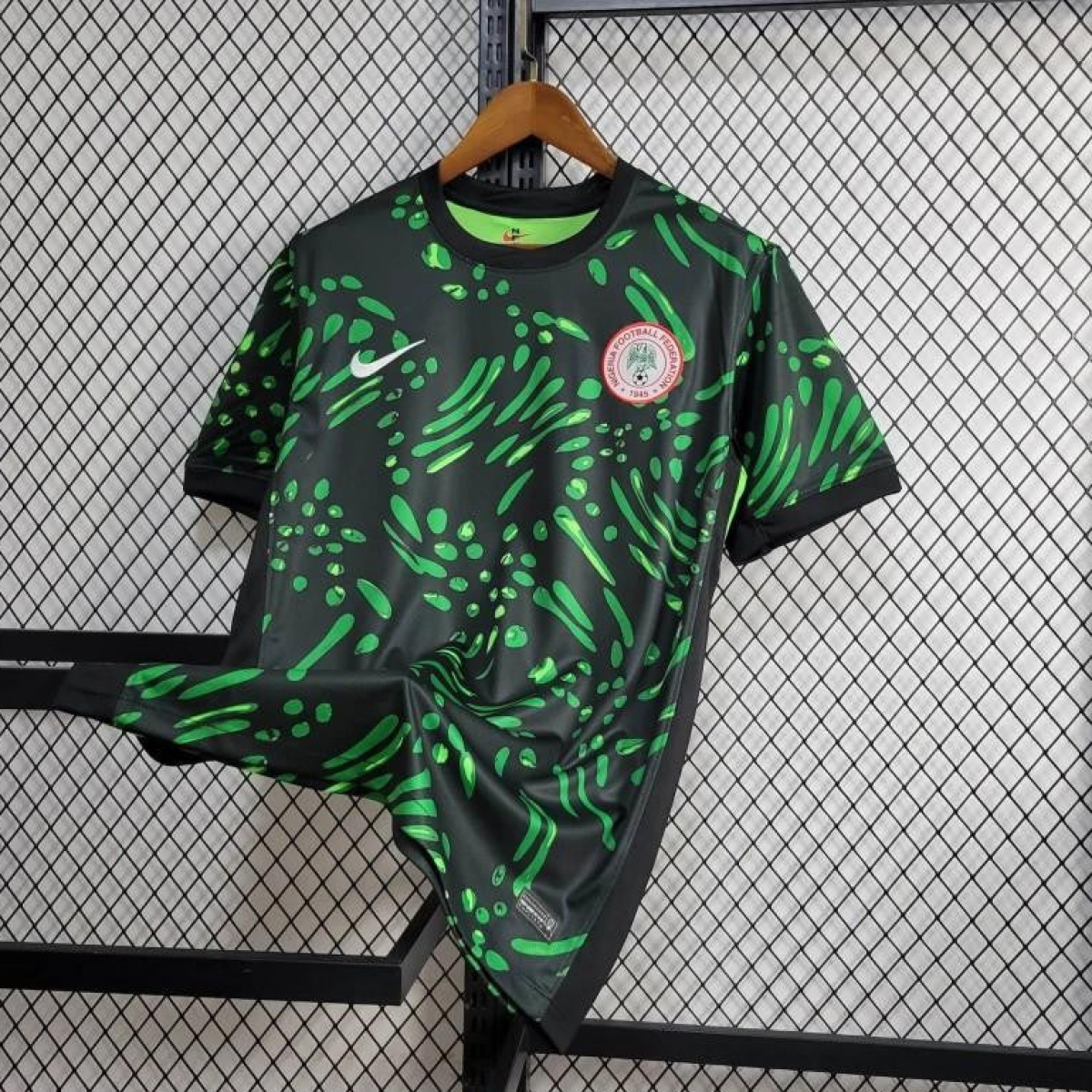 2024 Nigeria Away Green Black Jersey
