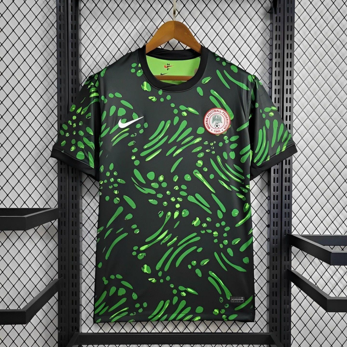 2024 Nigeria Away Green Black Jersey