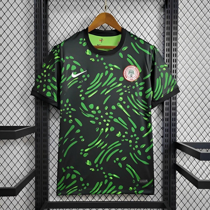 2024 Nigeria Away Green Black Jersey