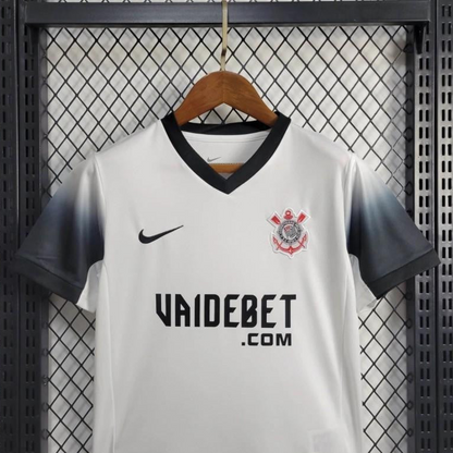 24/25 Kids Corinthians Home Jersey