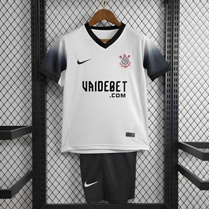 24/25 Kids Corinthians Home Jersey