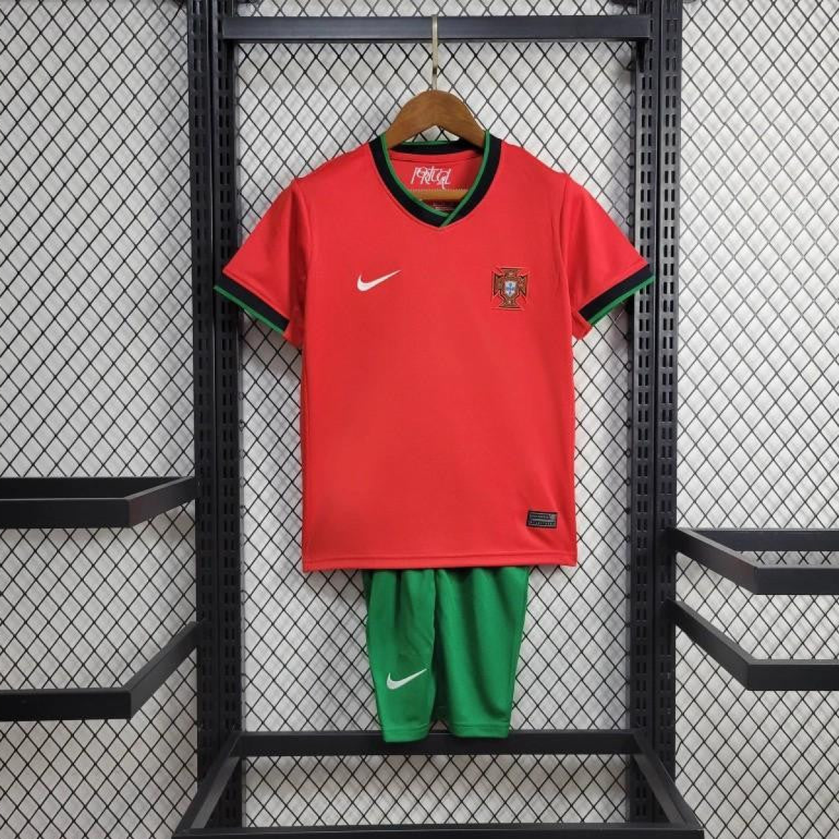2024 Kids Portugal Home Jersey