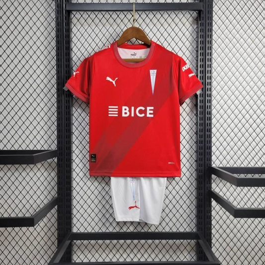 24/25 Kids Deportivo Universidad Catolica Away Red Jersey