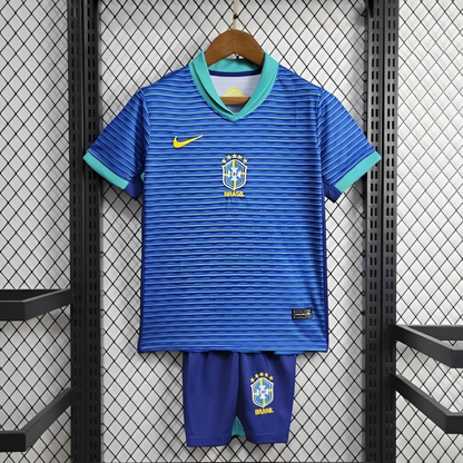 24/25 Kids Brazil Away Jersey
