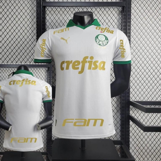 Player Version 24/25 Palmeiras Away Jersey + All Sponsors and Chest Patch