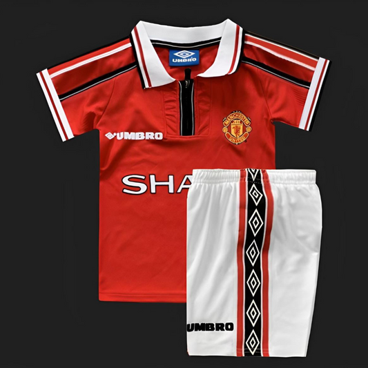 Retro Kids 98/99 Manchester United Home Jersey