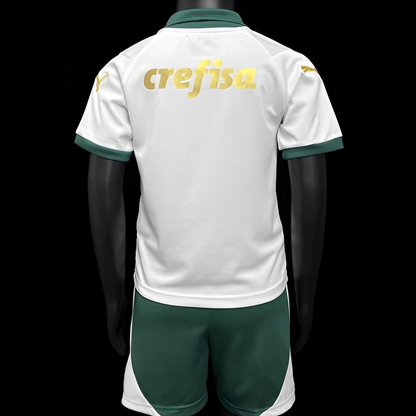24/25 Kids Palmeiras Away White Jersey