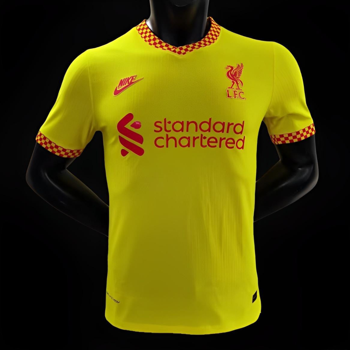 Player Version 21/22 Retro Liverpool Third Yellow Jersey