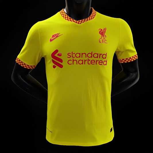 Player Version 21/22 Retro Liverpool Third Yellow Jersey