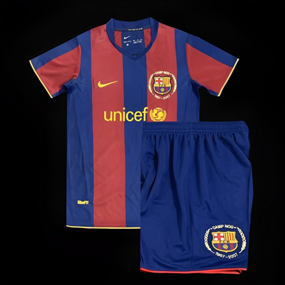 Retro Kids 07/08 Barcelona Home Jersey