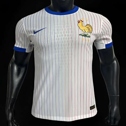 Player Version 2024 France Away White Jersey