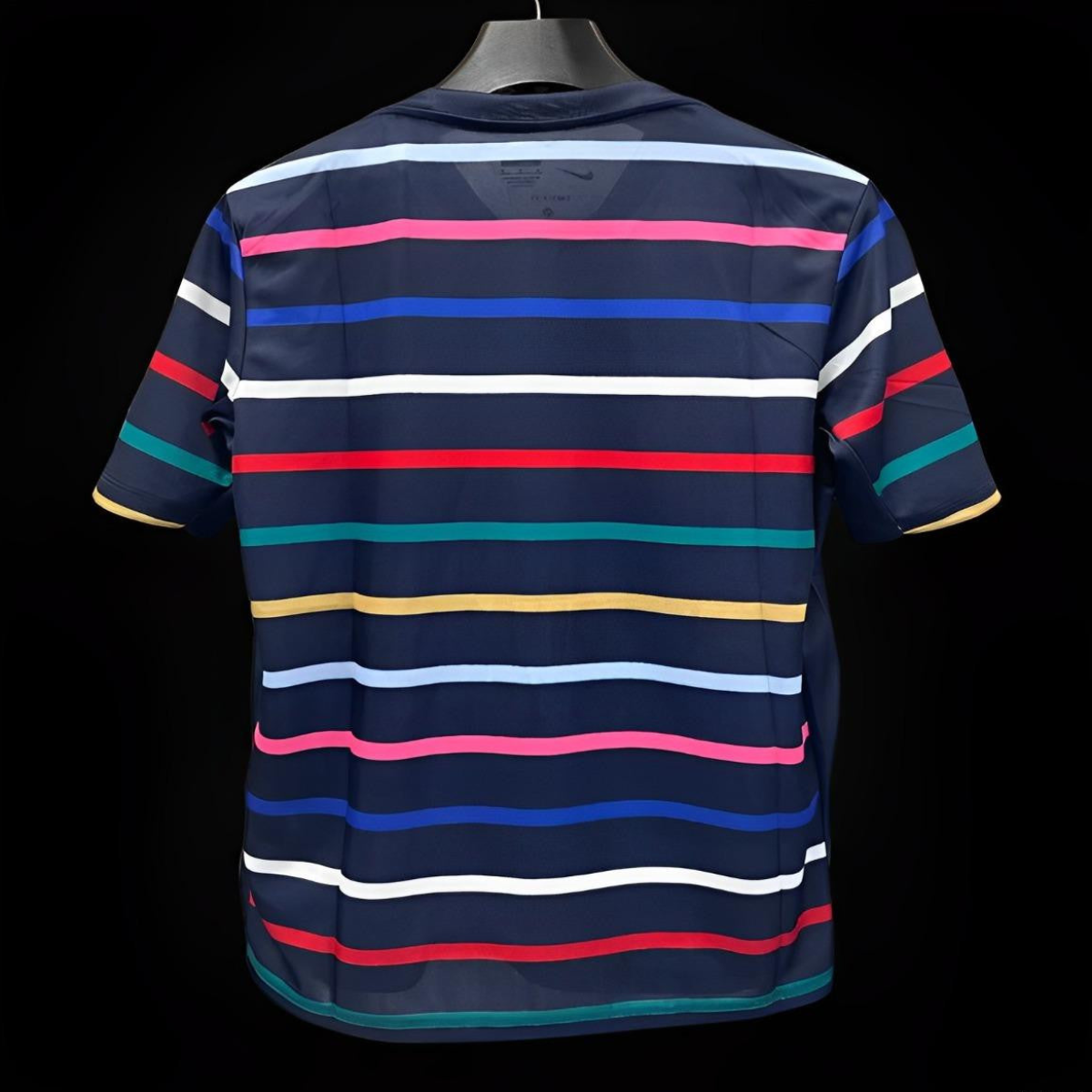 2024 France Training Mixed Color Stripe Jersey