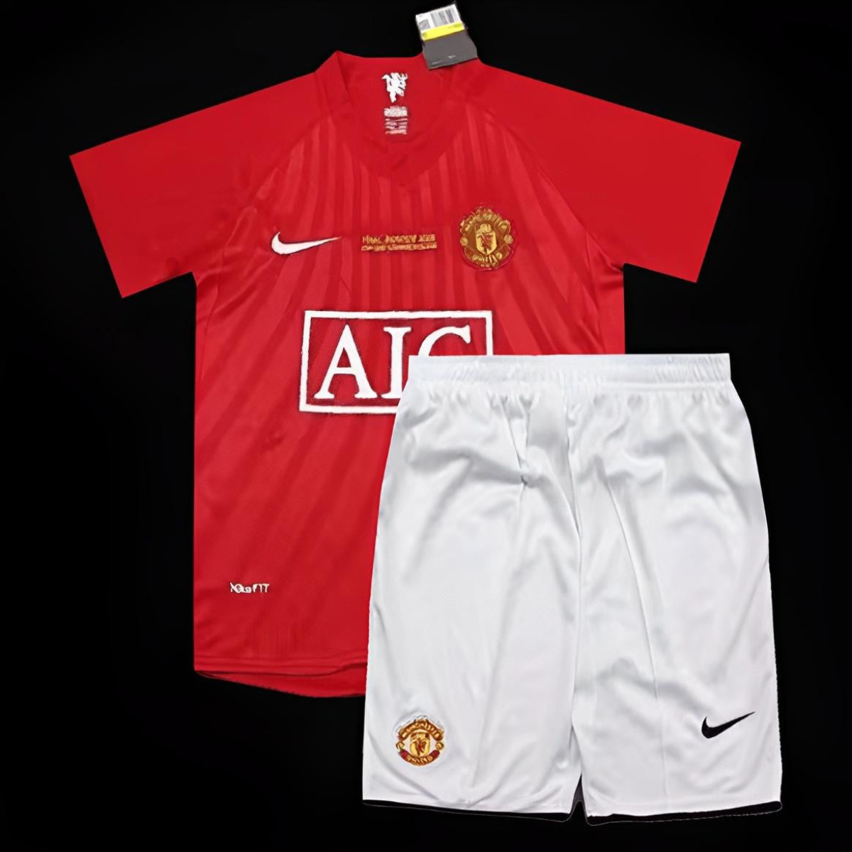 Retro Kids 07/08 Manchester United Home Jersey
