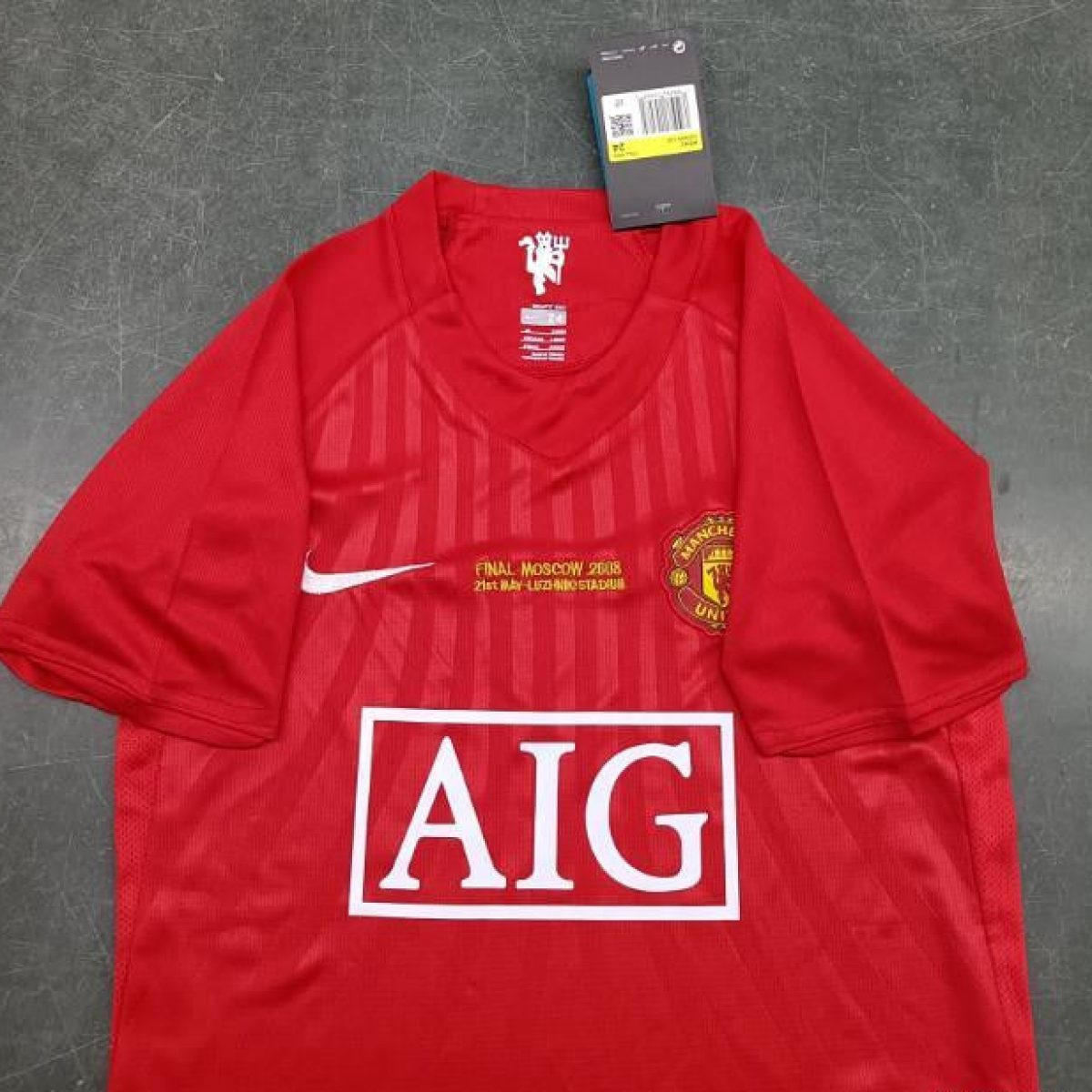Retro Kids 07/08 Manchester United Home Jersey