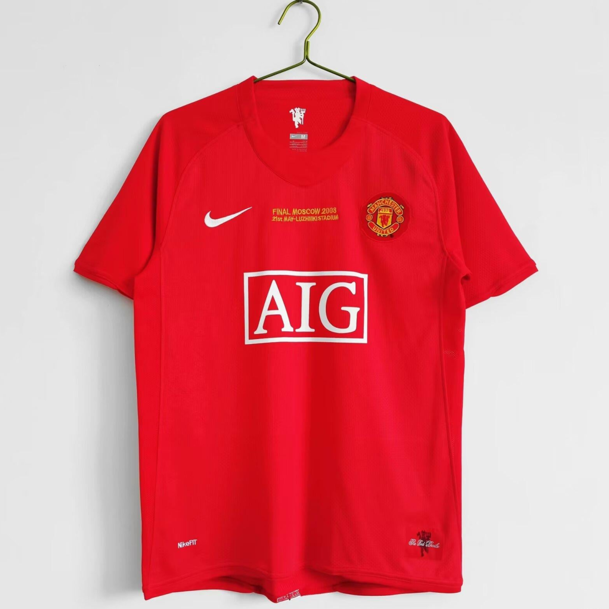 Retro Kids 07/08 Manchester United Home Jersey