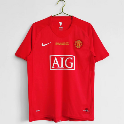 Retro Kids 07/08 Manchester United Home Jersey