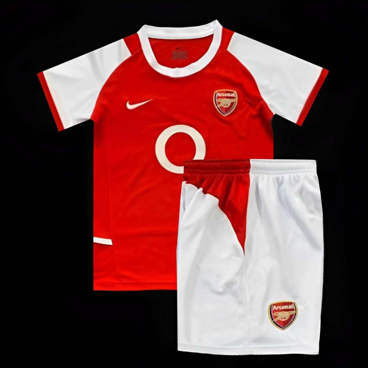 Retro Kids 02/04 Arsenal Home Jersey