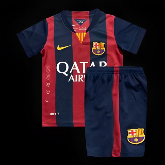 Retro 14/15 Kids Barcelona Home Jersey