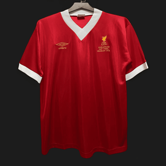 Retro 1978 Liverpool Home European Cup Final Jersey