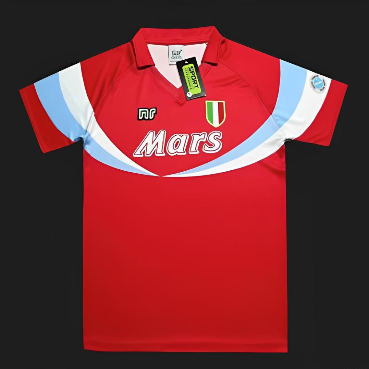 Retro 90/91 Napoli Third Red Jersey
