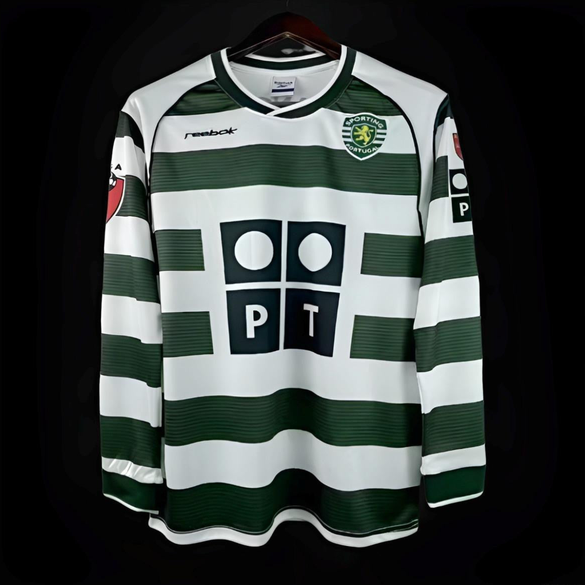 Retro 01/03 Sporting Lisbon Home Long Sleeve Jersey
