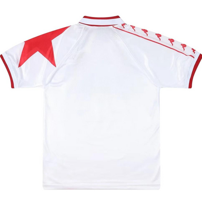 Retro 95/97 Red Star Belgrade Away White Jersey