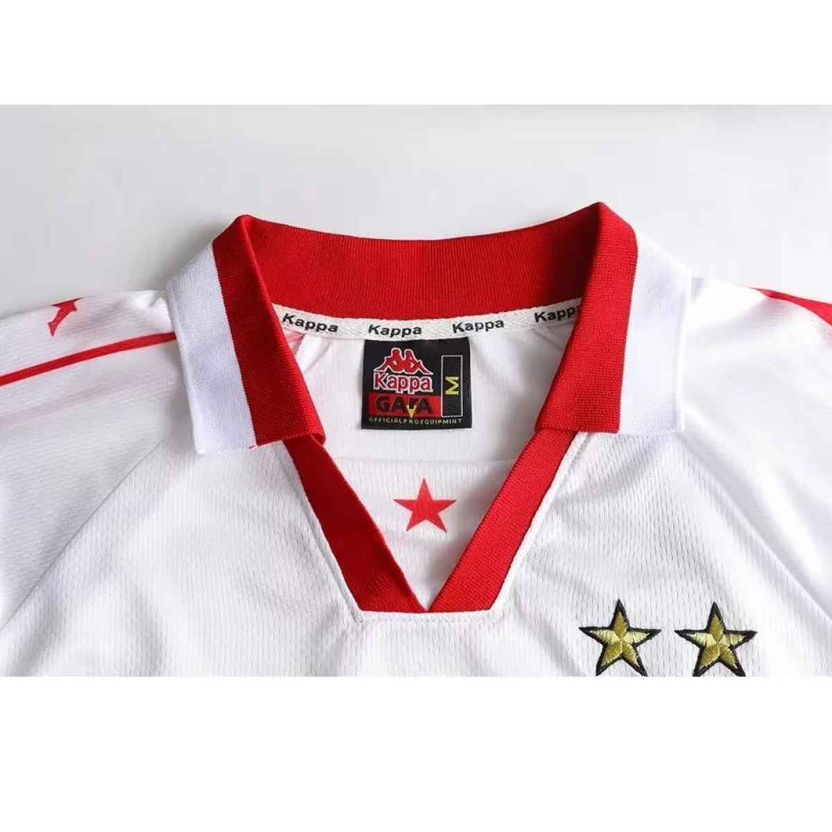 Retro 95/97 Red Star Belgrade Away White Jersey