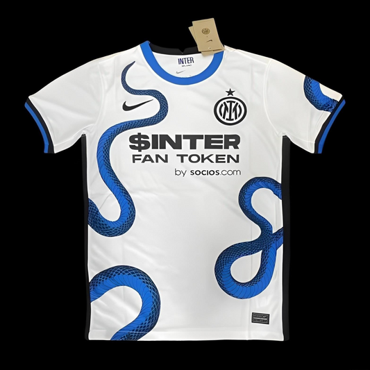 Retro 21/22 Inter Milan White Jersey