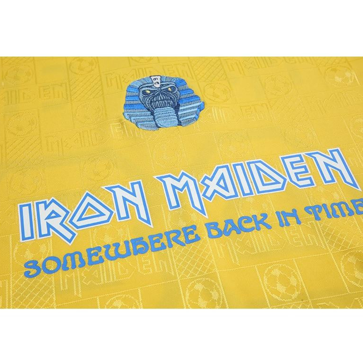 Retro 2018 West Ham United x Iron Maiden Yellow Jersey