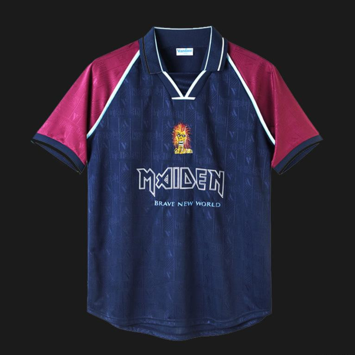 Retro 99/01 West Ham United x Iron Maiden Home Jersey