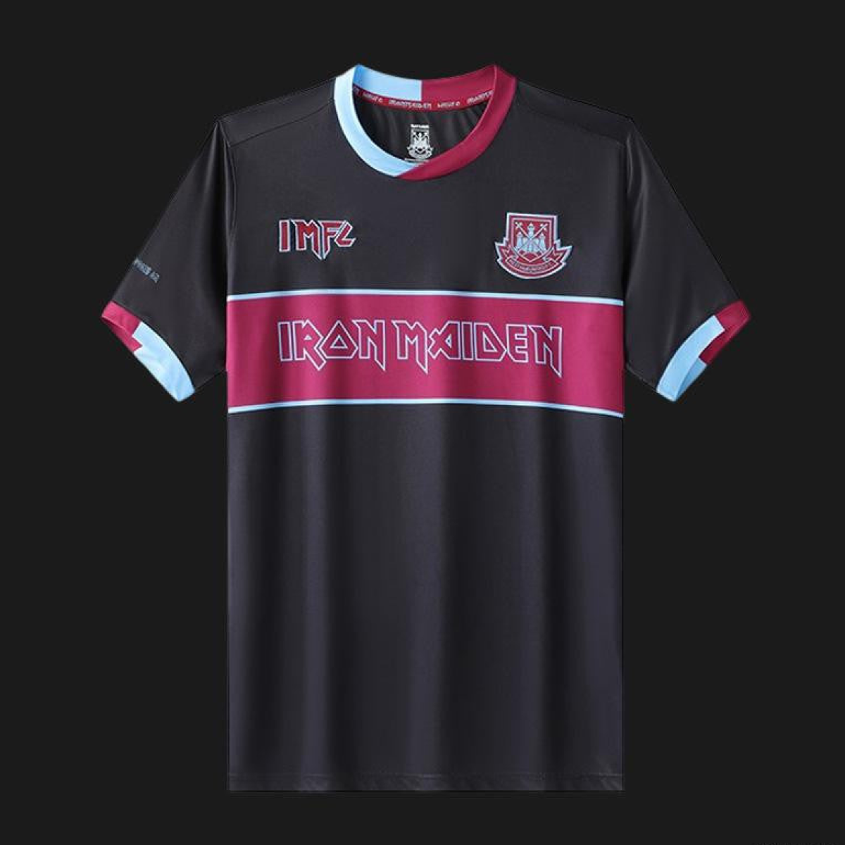 Retro 22/23 Iron Maiden X West Ham Black Jersey